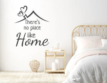 Load image into Gallery viewer, “There&#39;s No Place Like Home” Motivational Wall Decal – Decorative Vinyl Wall Art