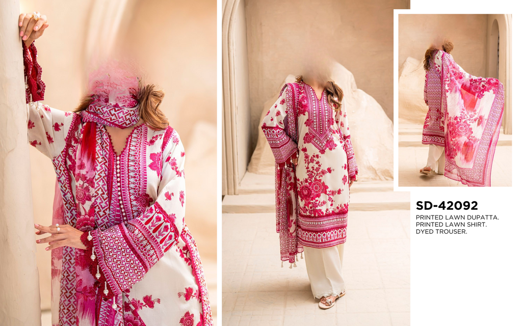 Gul Ahmed Rang-e-Hina Digital Printed Lawn 2025