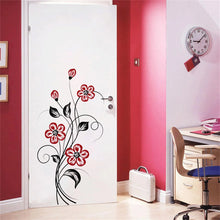 Load image into Gallery viewer, Black Branches with Red Flowers Wall Decals
