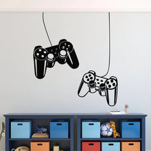Load image into Gallery viewer, Creative Gamer Vinyl Wall Stickers – Gamepad Wallpaper for Kids&#39; Boys Room &amp; Game Room Decor