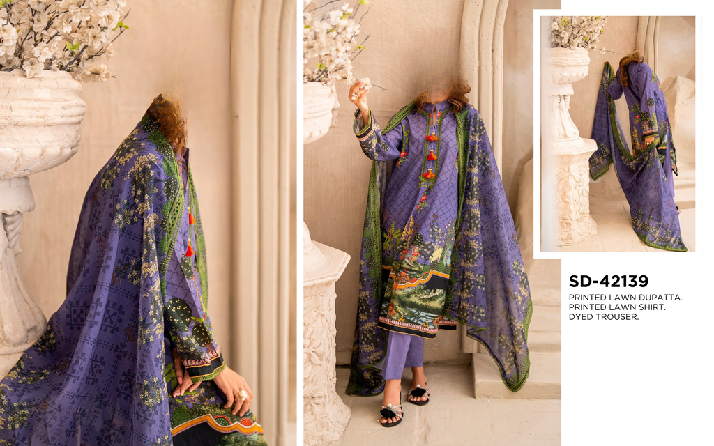 Gul Ahmed Rang-e-Hina Digital Printed Lawn 2025