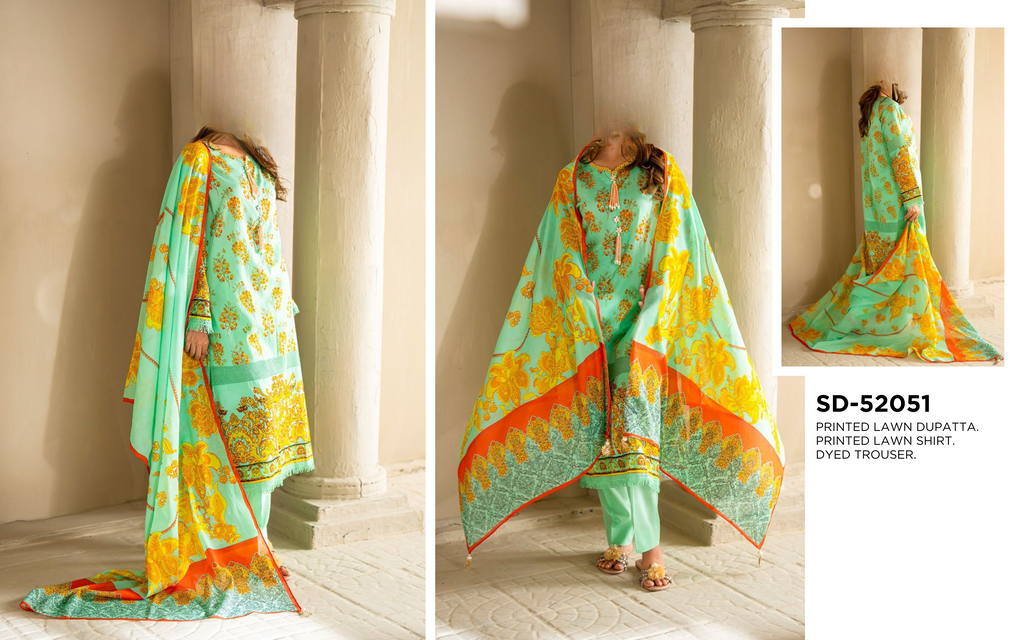 Gul Ahmed Rang-e-Hina Digital Printed Lawn 2025