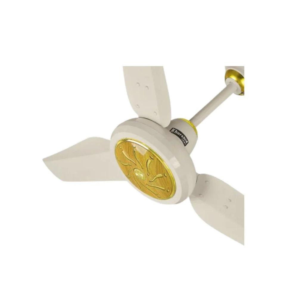 Khurshid Fan ICON (AC-DC Ceiling Fan Inverter Hybrid) Remote Control Copper Winding 56 inches 1 Year Brand Warranty