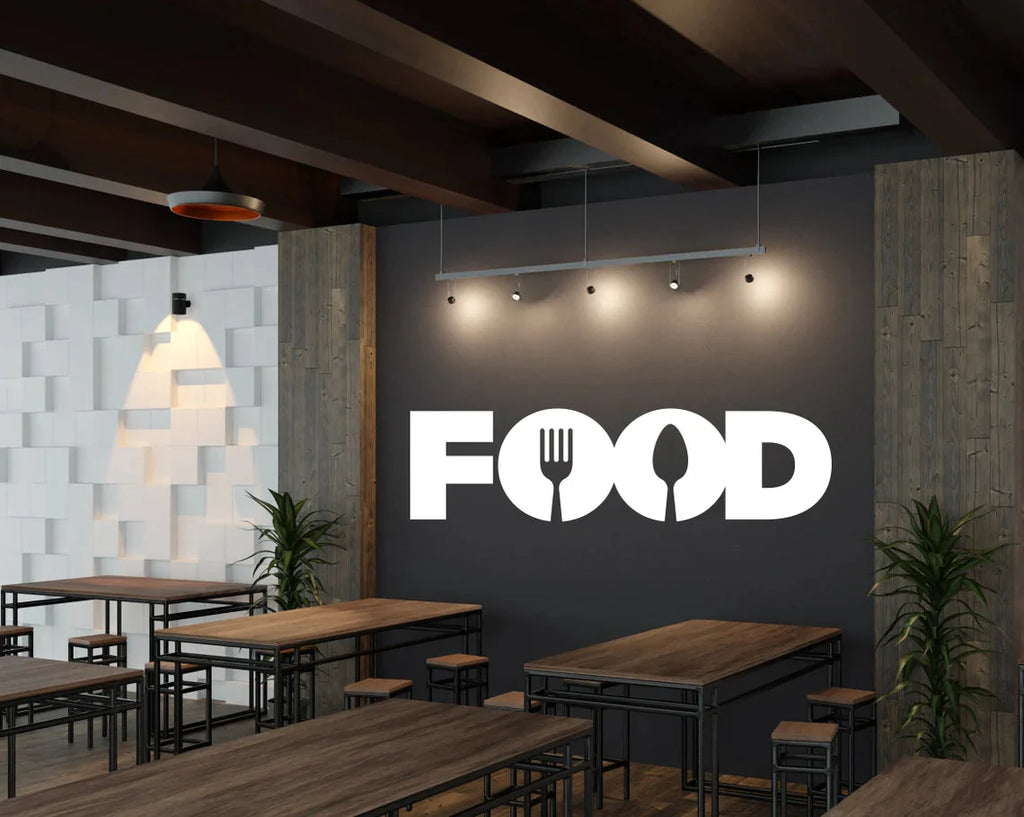Food Decal Cuisine Decor Wall Sticker - Pizza Wall Decal / Pizzeria Wall Décor / Pizza Window Decal