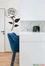 Load image into Gallery viewer, Beautiful Flowers Wall Art – Rose Vinyl Wall Sticker, Modern Rose Flower Wall Mural, Removable Home Decoration Poster