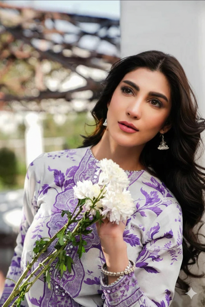 Aneelas Hit Design Fancy Luxury Lawn 3-Piece Suit