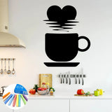 Chalkboard Cup Wall Decal - Fun & Functional Chalk Sticker for Notes and Art